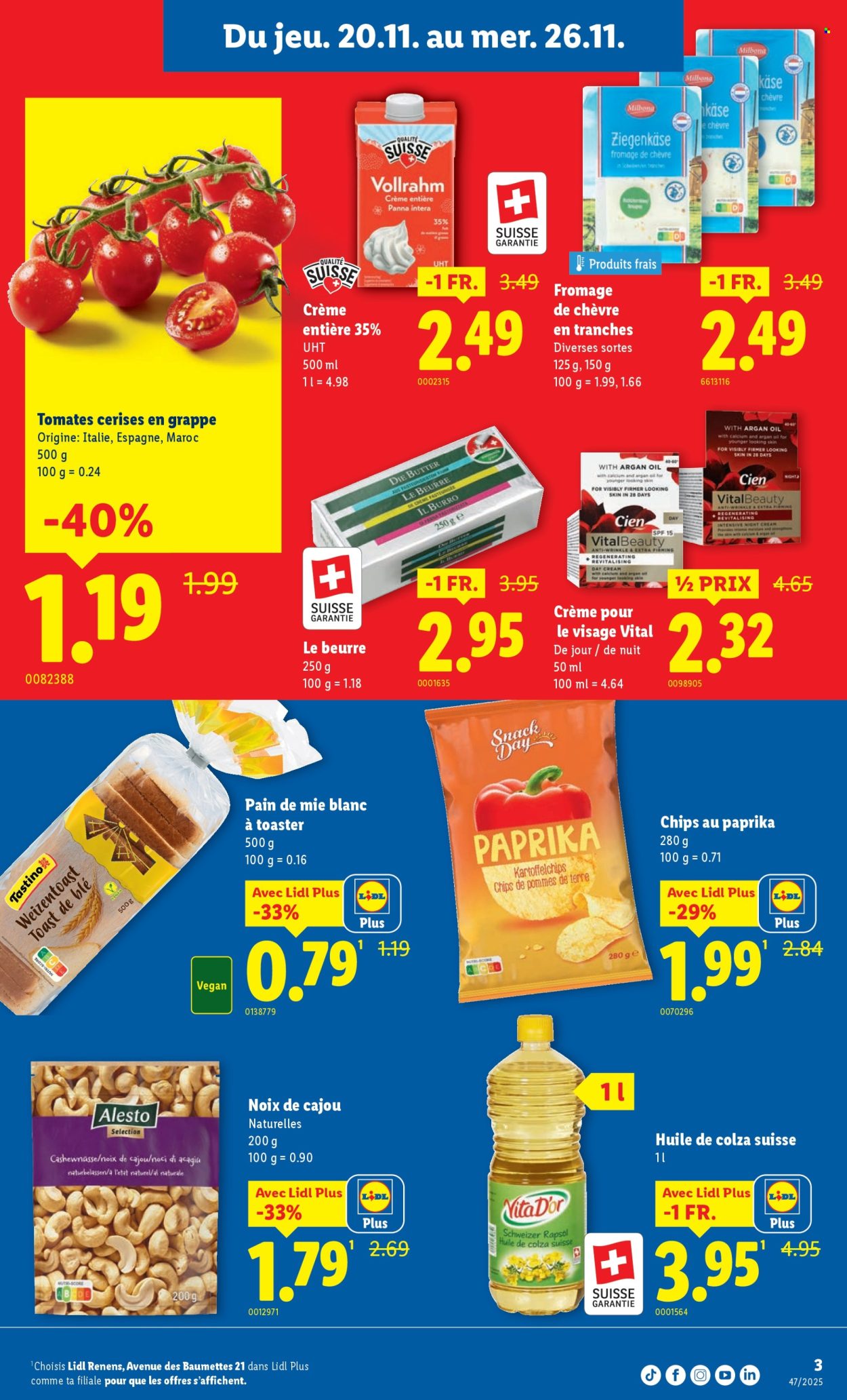 Catalogue Lidl - 20.11.2025 - 26.11.2025. Page 3. Page 3