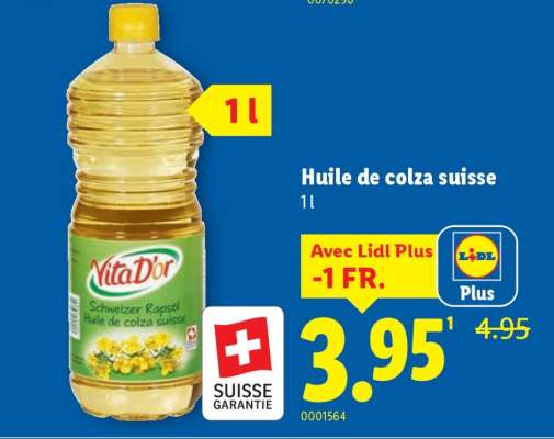 Nita D'or Schweizer Rapsöl