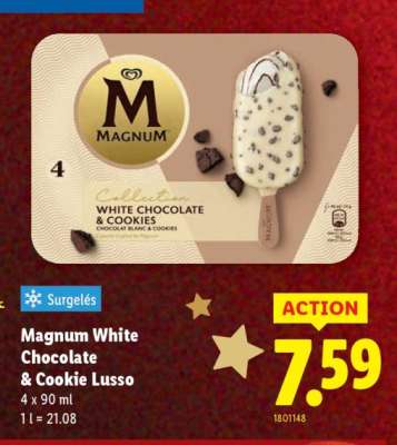 Magnum White Chocolate & Cookie Lusso