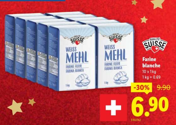 Qualité Suisse Weiss Mehl