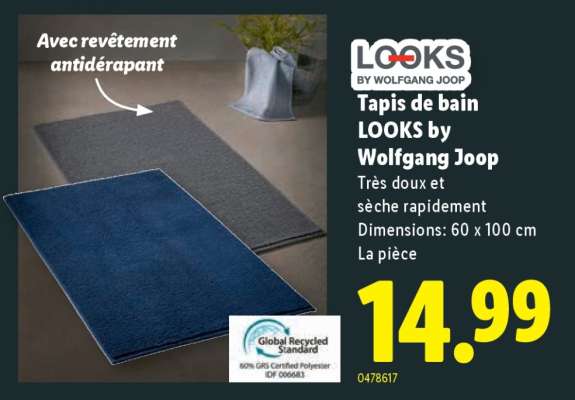 Tapis de bain LOOKS by Wolfgang Joop