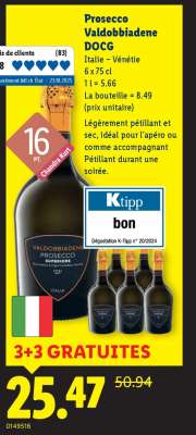 Prosecco Valdobbiadene DOCG