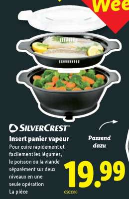 SilverCrest Insert panier vapeur