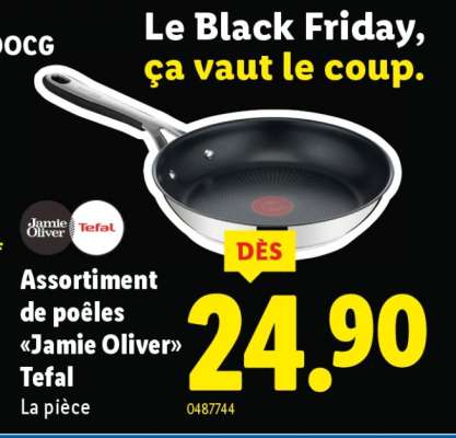 Assortiment de poêles «Jamie Oliver» Tefal
