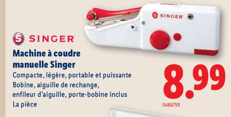 Machine à coudre manuelle Singer