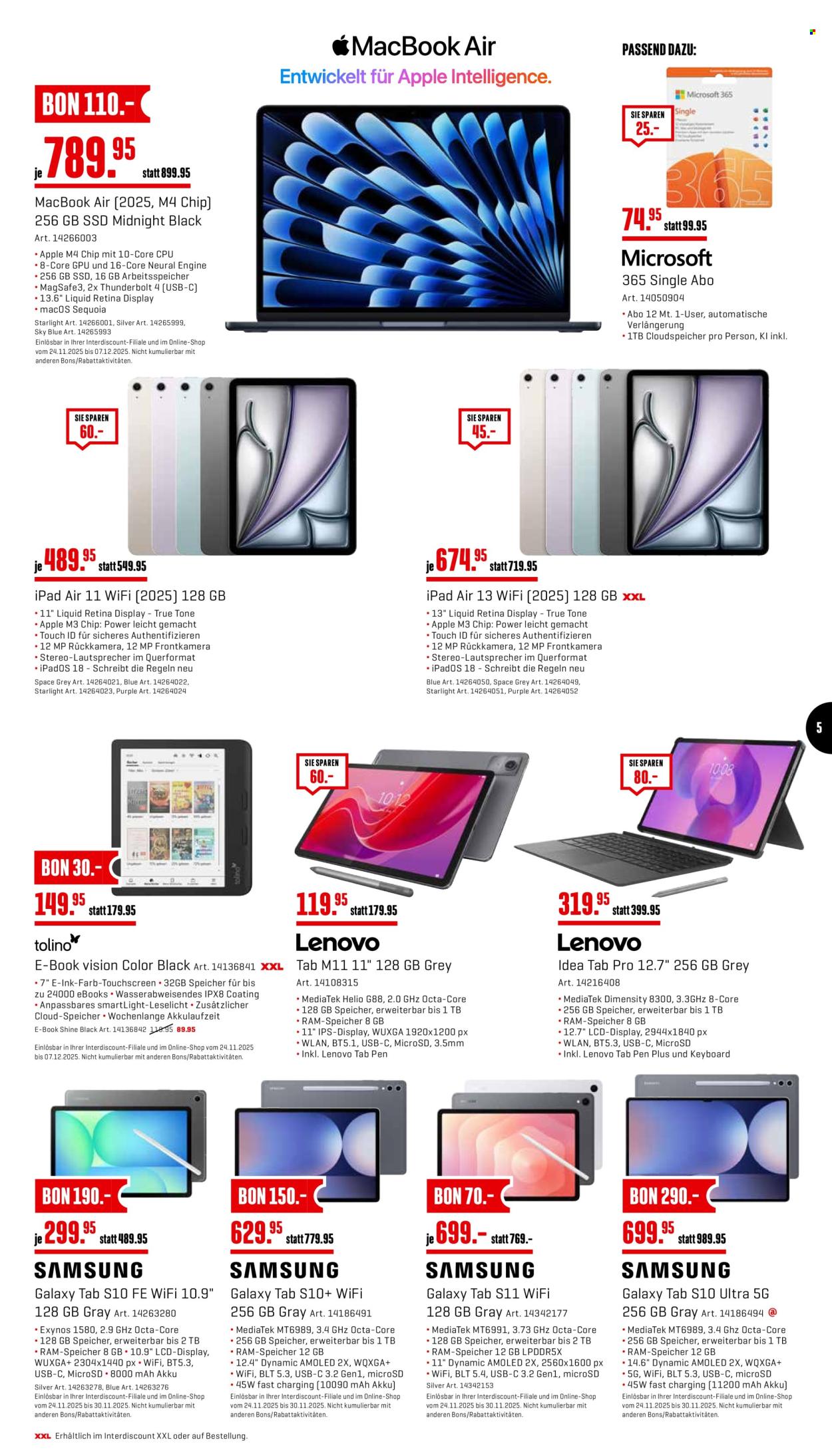Catalogue Interdiscount - 24.11.2025 - 30.11.2025. Page 5. Page 5