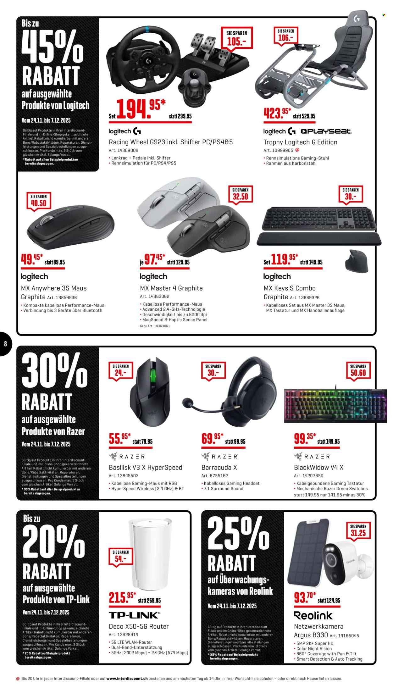 Catalogue Interdiscount - 24.11.2025 - 30.11.2025. Page 8. Page 8