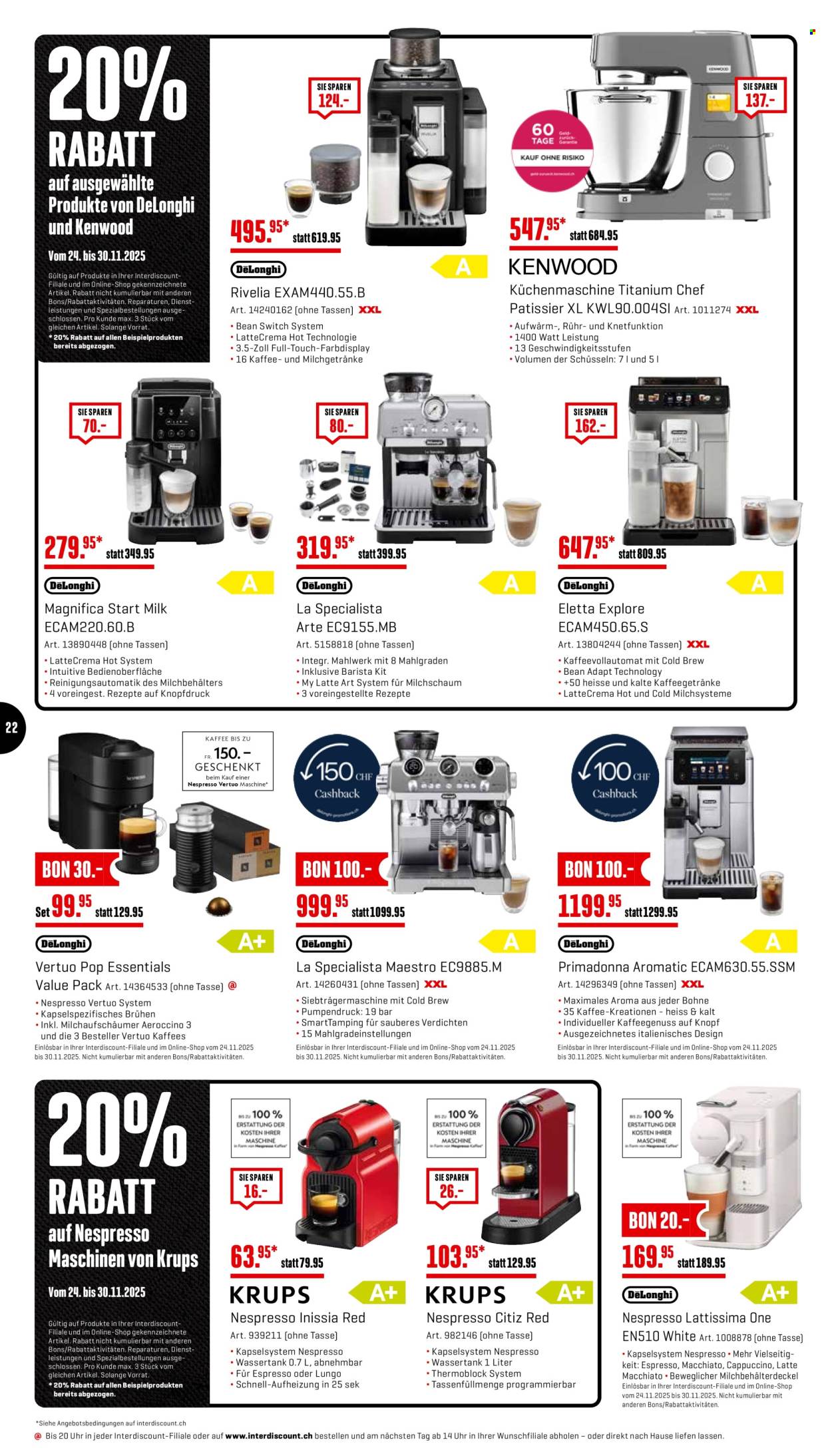 Catalogue Interdiscount - 24.11.2025 - 30.11.2025. Page 22. Page 22