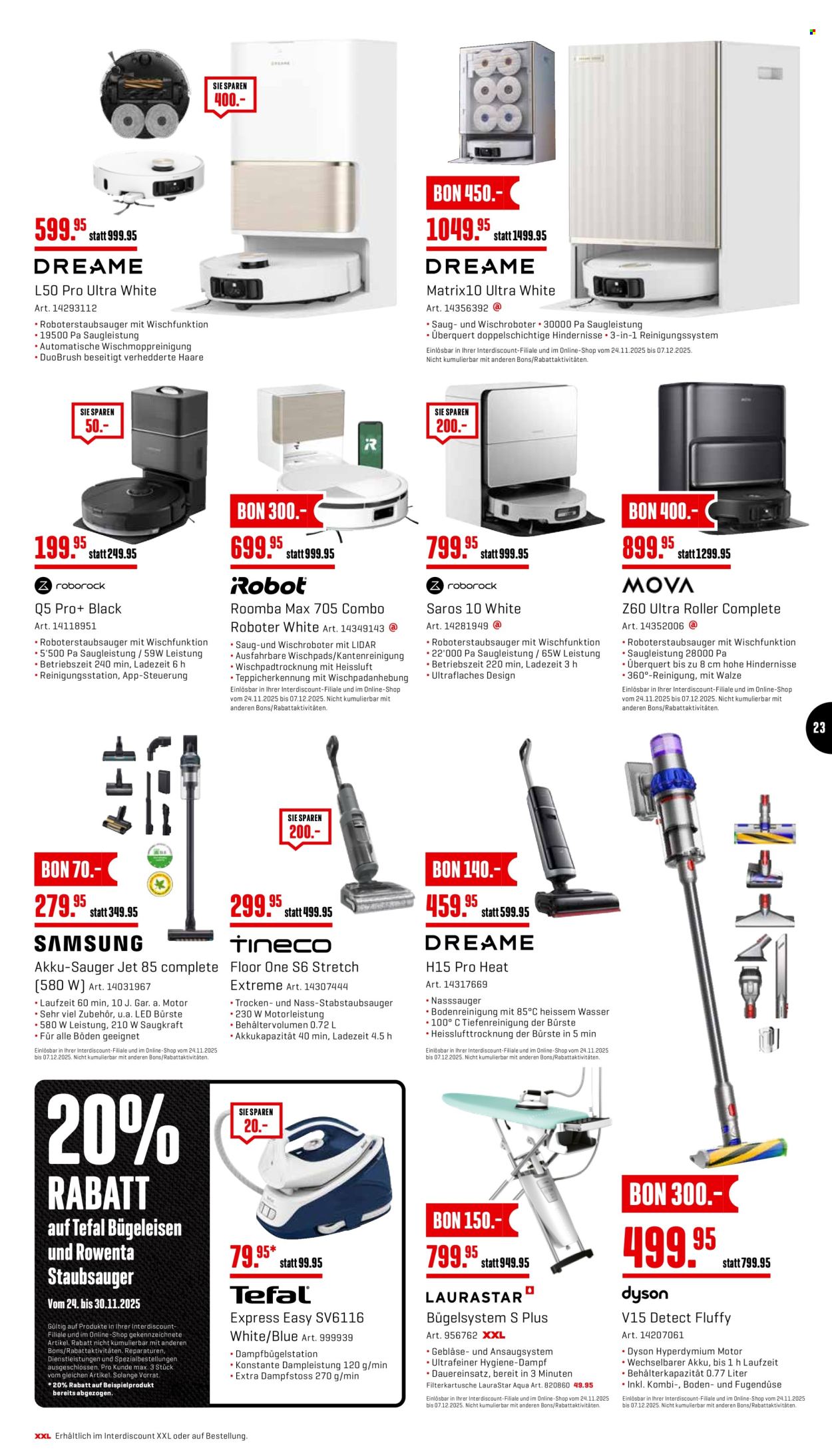 Catalogue Interdiscount - 24.11.2025 - 30.11.2025. Page 23. Page 23