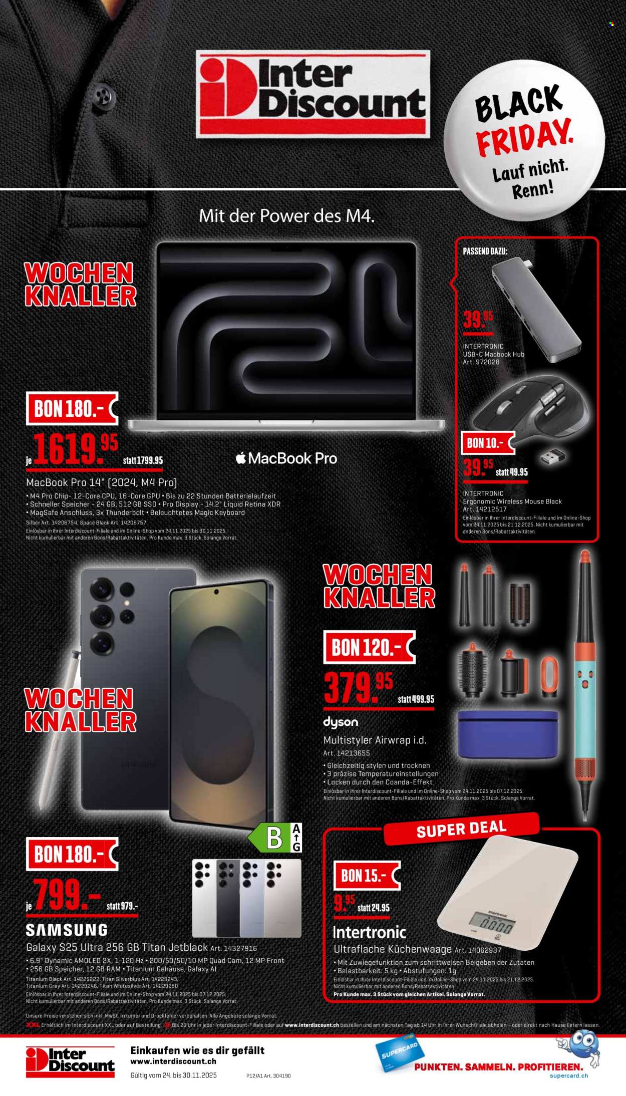 Catalogue Interdiscount - 24.11.2025 - 30.11.2025. Page 24. Page 24