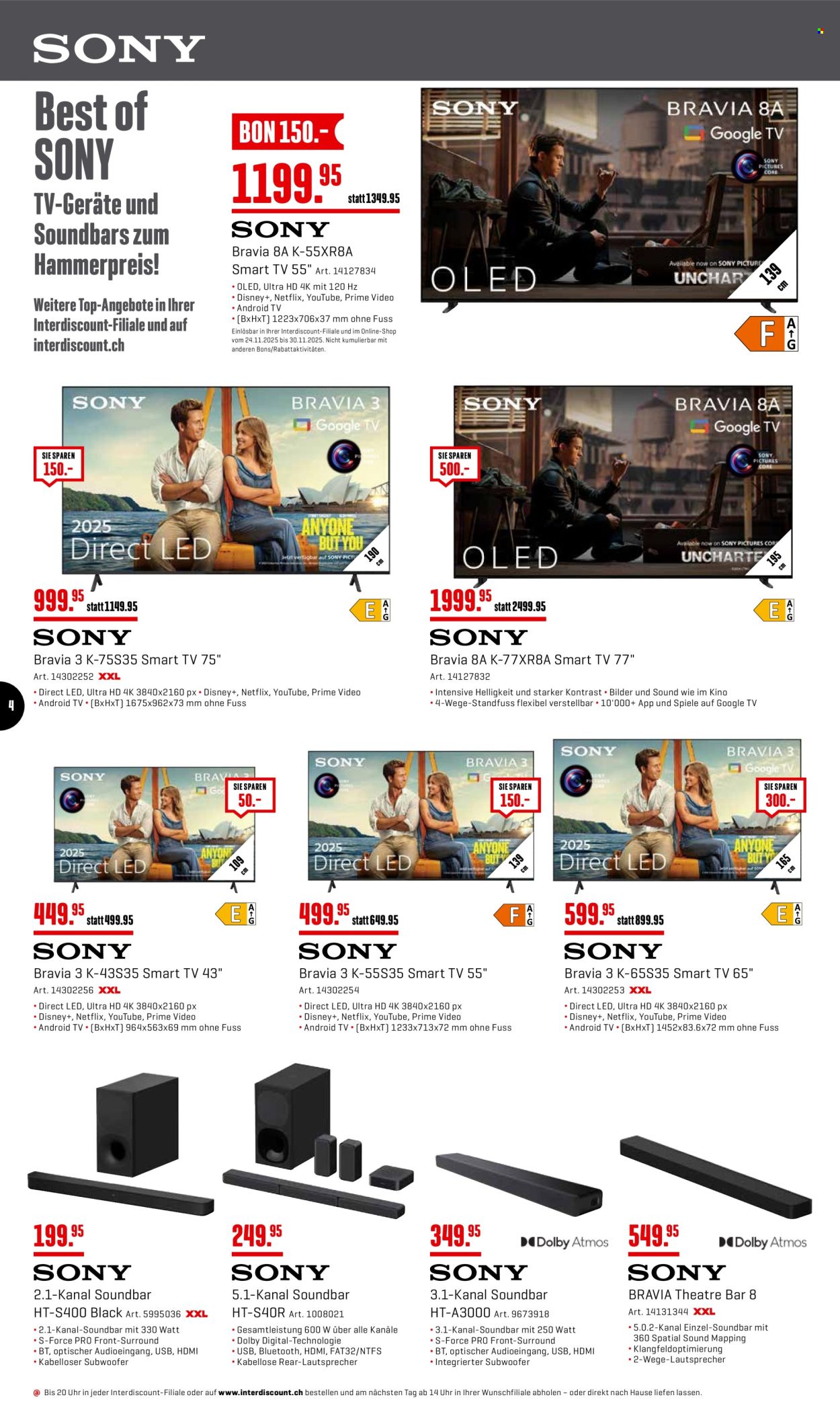 Catalogue Interdiscount - 24.11.2025 - 30.11.2025. Page 4. Page 4