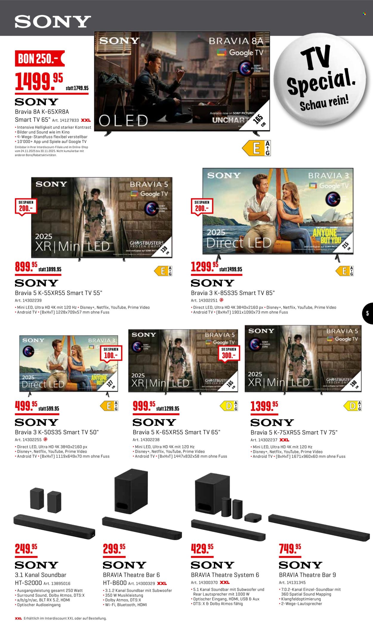 Catalogue Interdiscount - 24.11.2025 - 30.11.2025. Page 5. Page 5