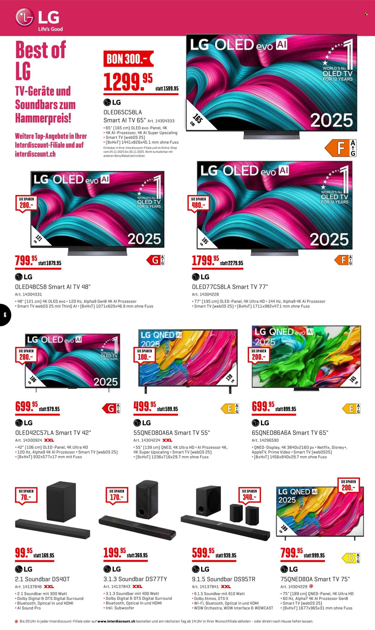 Catalogue Interdiscount - 24.11.2025 - 30.11.2025. Page 6. Page 6