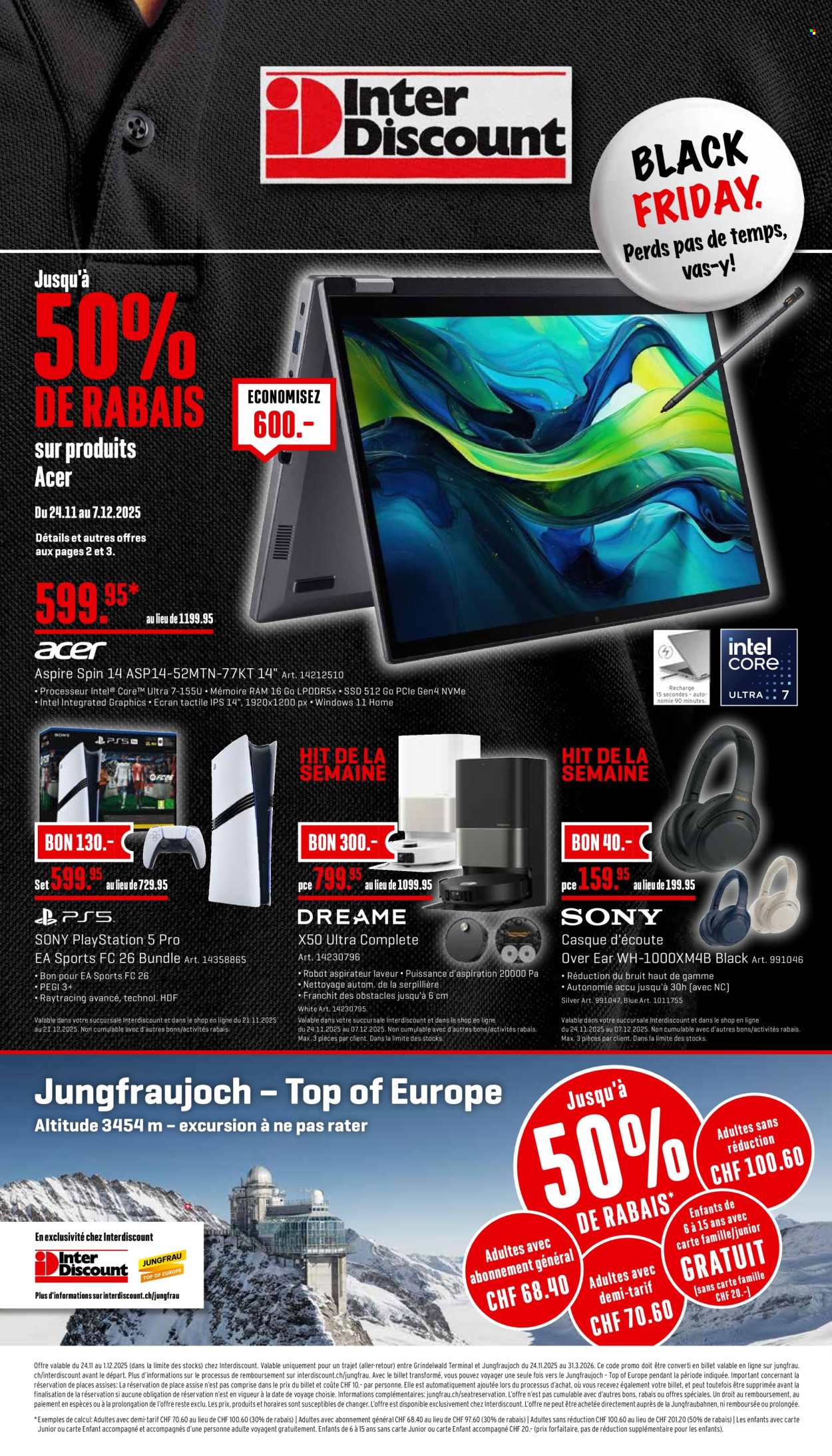 Catalogue Interdiscount - 24.11.2025 - 30.11.2025. Page 1. Page 1