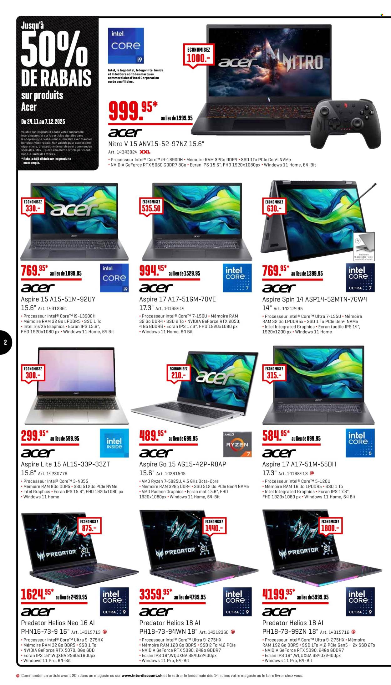 Catalogue Interdiscount - 24.11.2025 - 30.11.2025. Page 2. Page 2