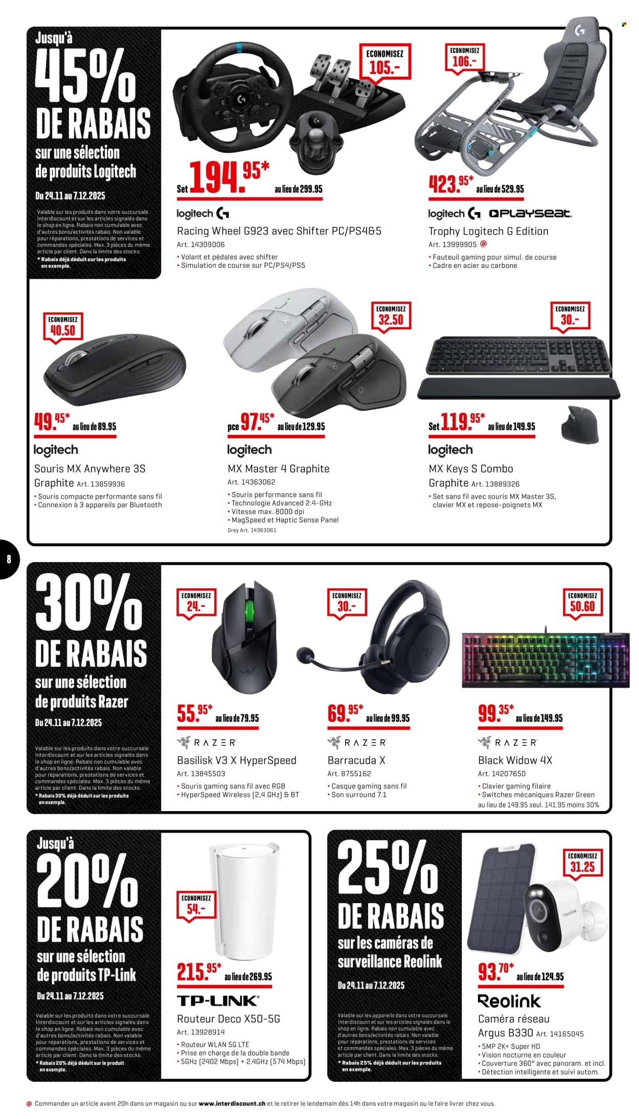 Catalogue Interdiscount - 24.11.2025 - 30.11.2025. Page 8. Page 8