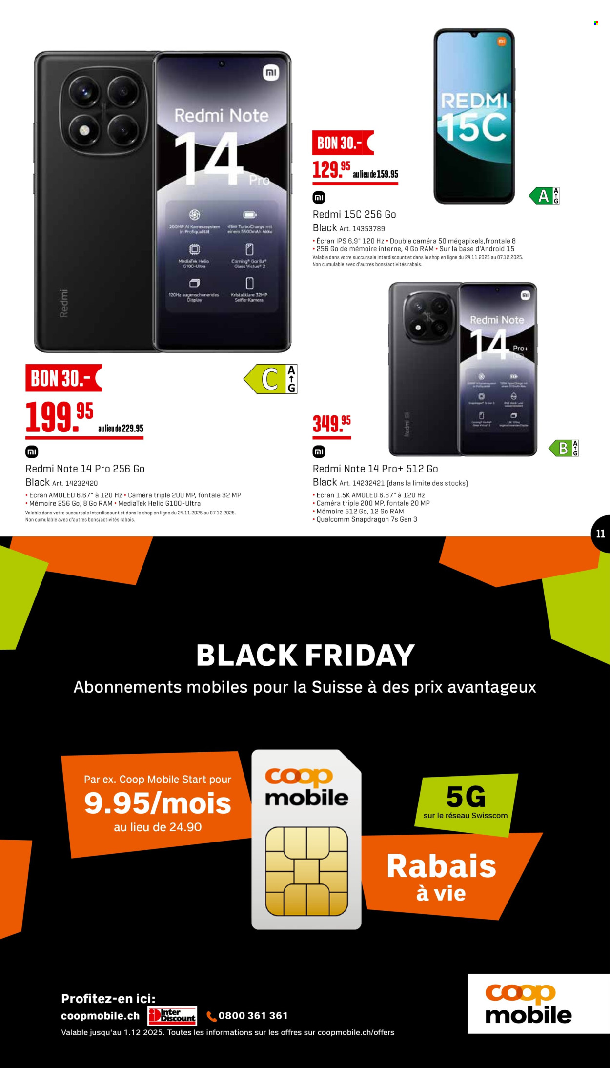Catalogue Interdiscount - 24.11.2025 - 30.11.2025. Page 11. Page 11