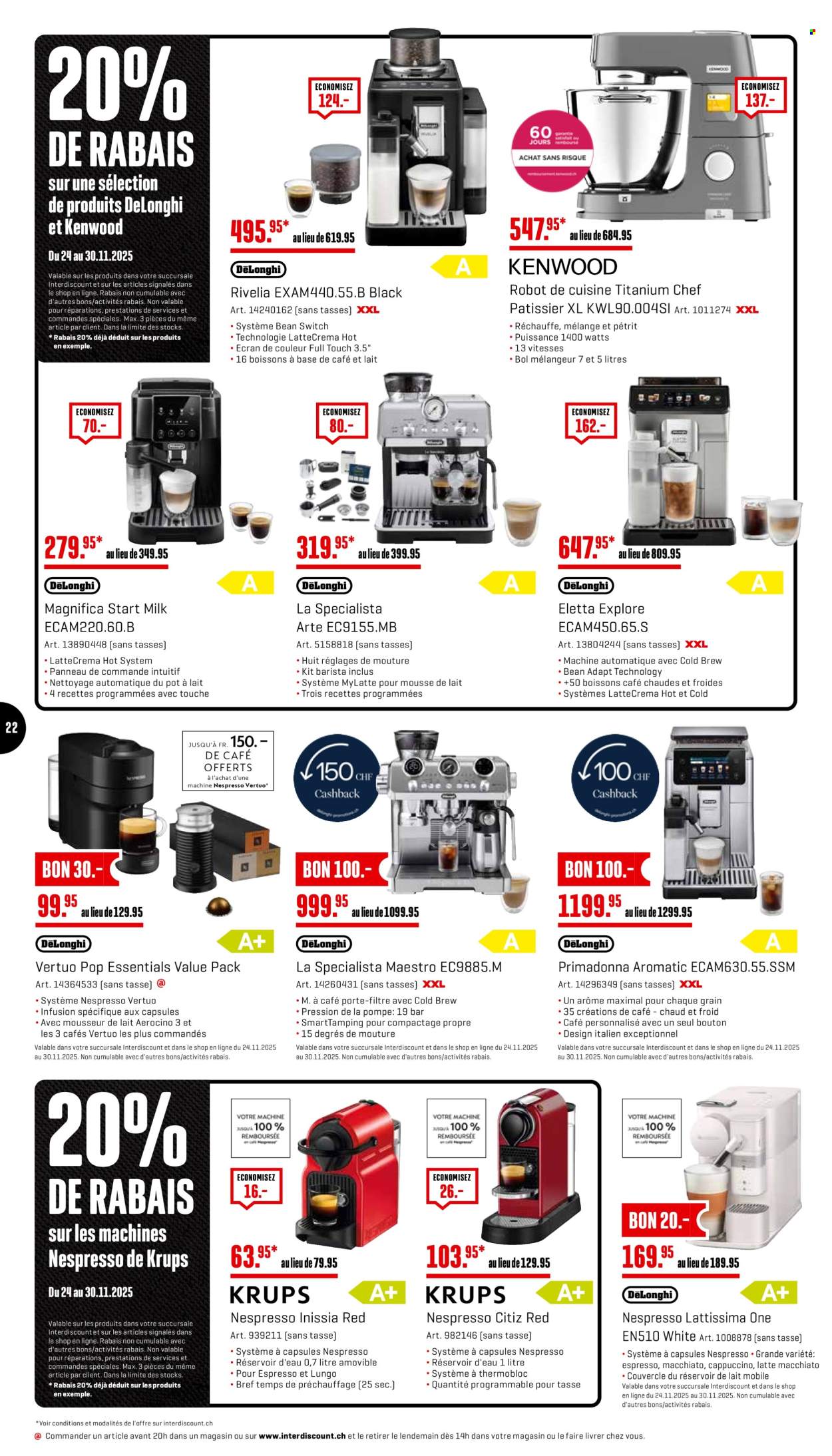 Catalogue Interdiscount - 24.11.2025 - 30.11.2025. Page 22. Page 22