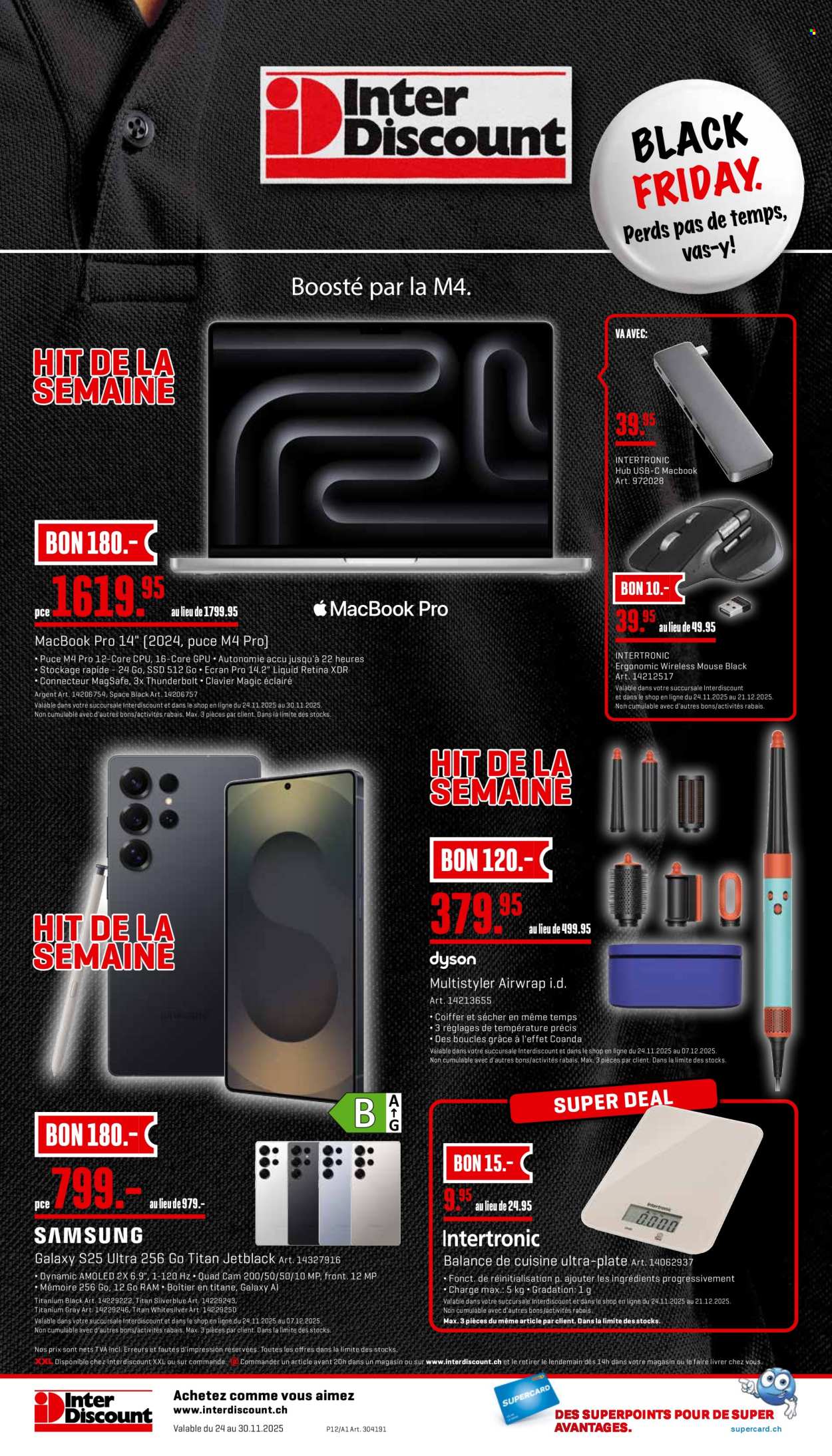 Catalogue Interdiscount - 24.11.2025 - 30.11.2025. Page 24. Page 24