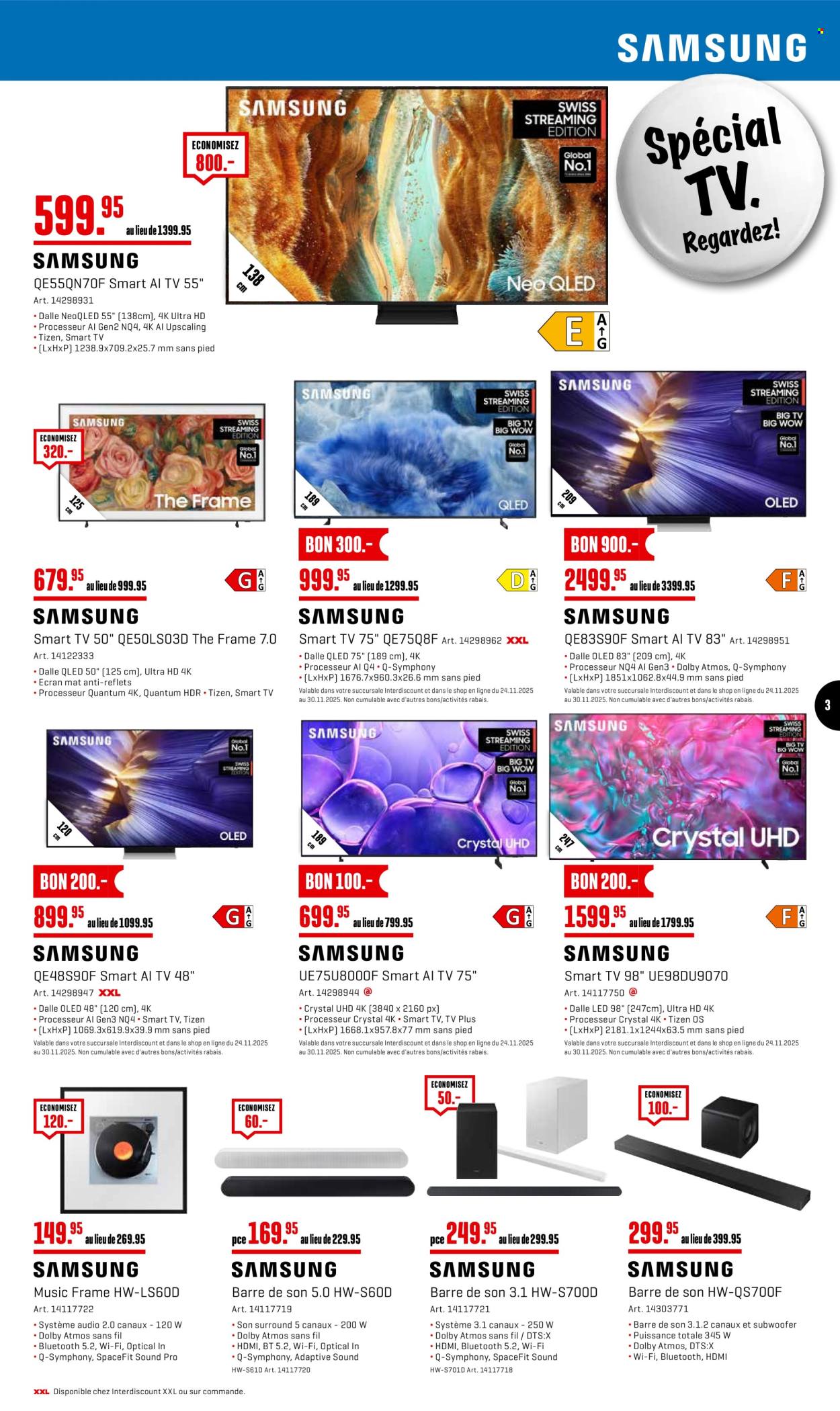 Catalogue Interdiscount - 24.11.2025 - 30.11.2025. Page 3. Page 3