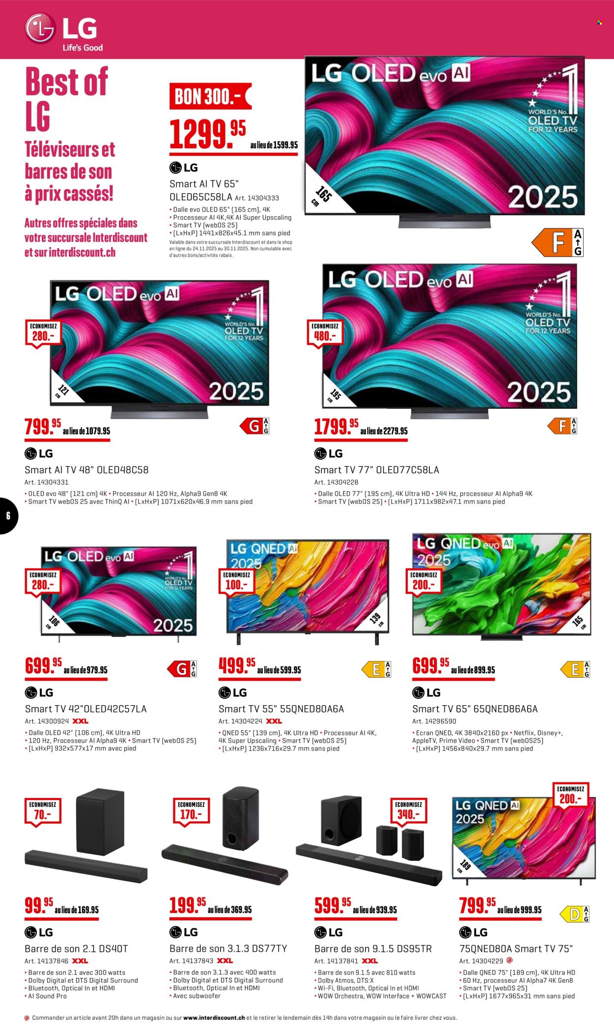 Catalogue Interdiscount - 24.11.2025 - 30.11.2025. Page 6. Page 6