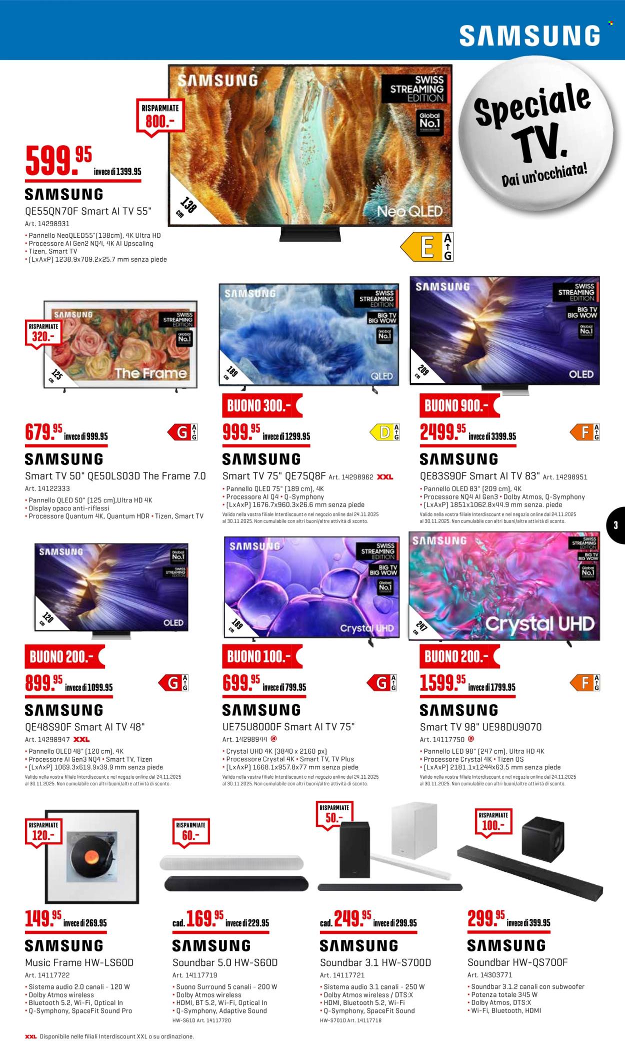 Catalogue Interdiscount - 24.11.2025 - 30.11.2025. Page 3. Page 3