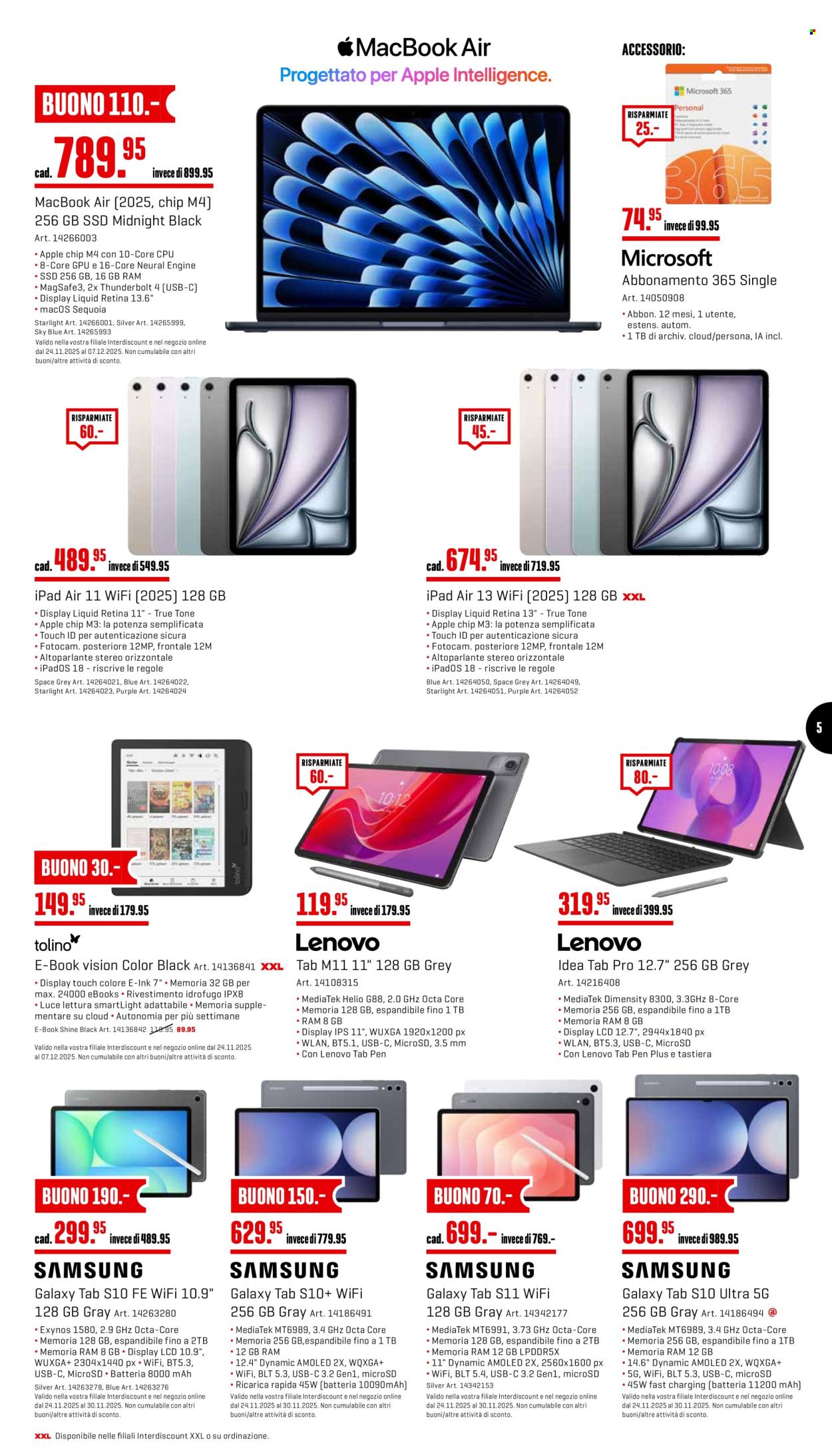 Catalogue Interdiscount - 24.11.2025 - 30.11.2025. Page 5. Page 5