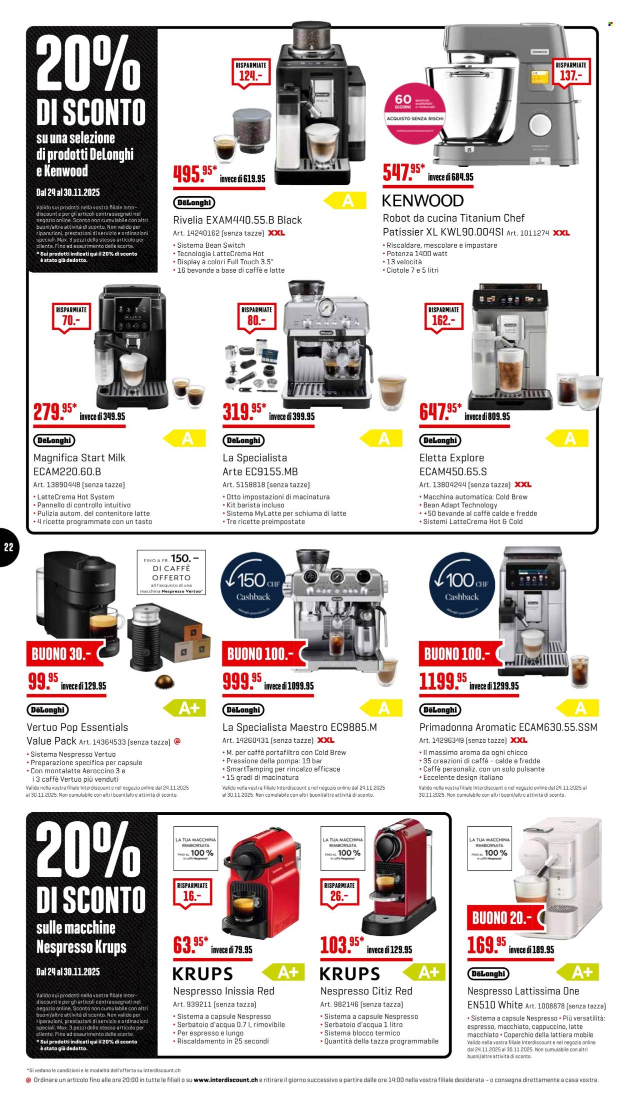 Catalogue Interdiscount - 24.11.2025 - 30.11.2025. Page 22. Page 22