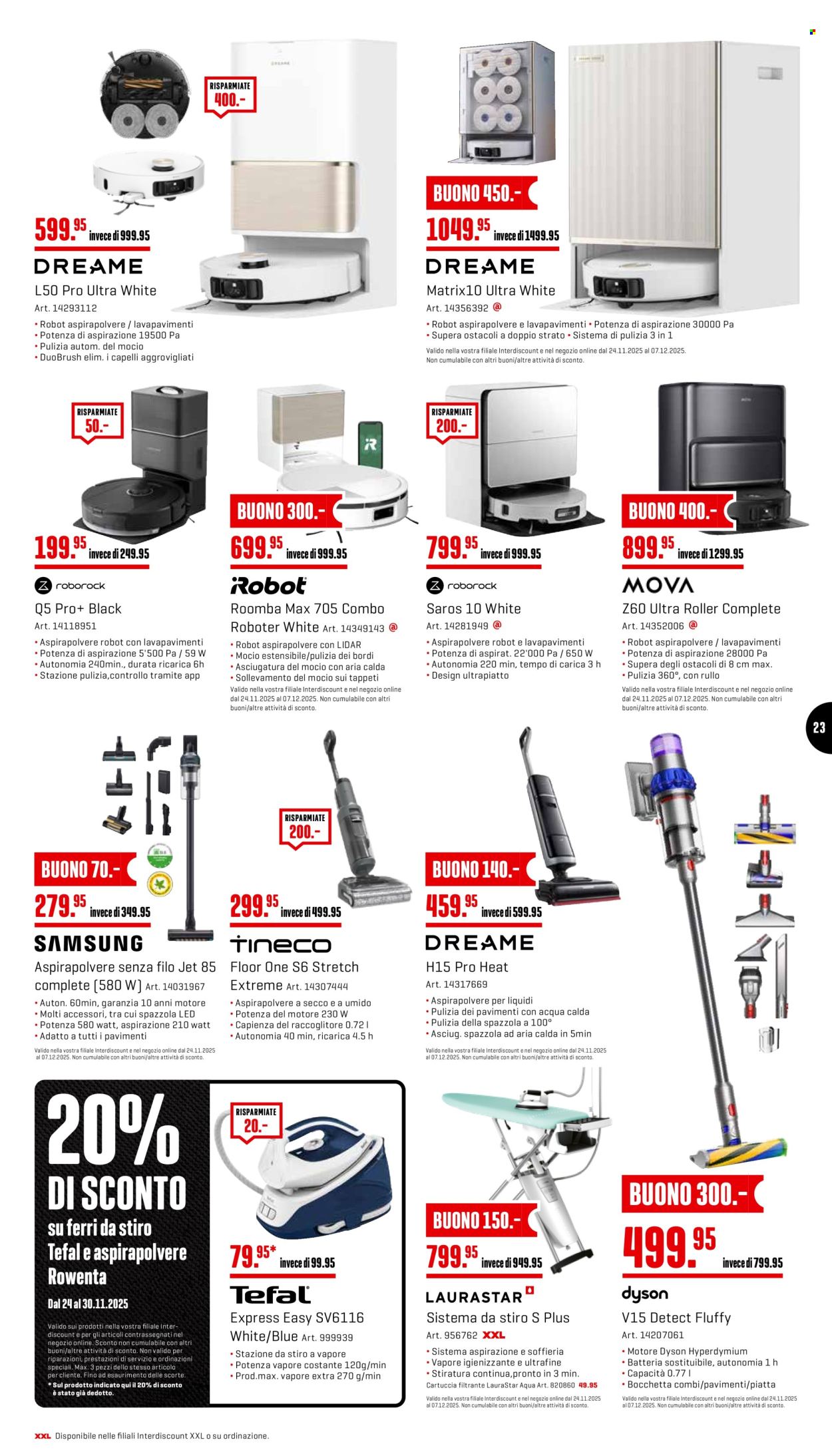 Catalogue Interdiscount - 24.11.2025 - 30.11.2025. Page 23. Page 23