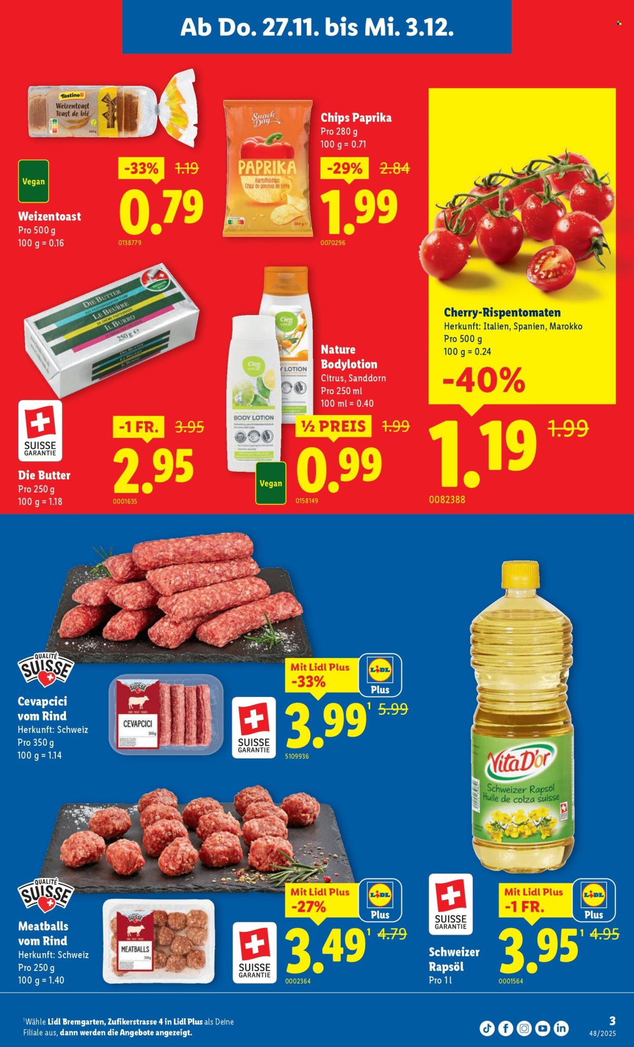 Catalogue Lidl - 27.11.2025 - 3.12.2025. Page 3. Page 3