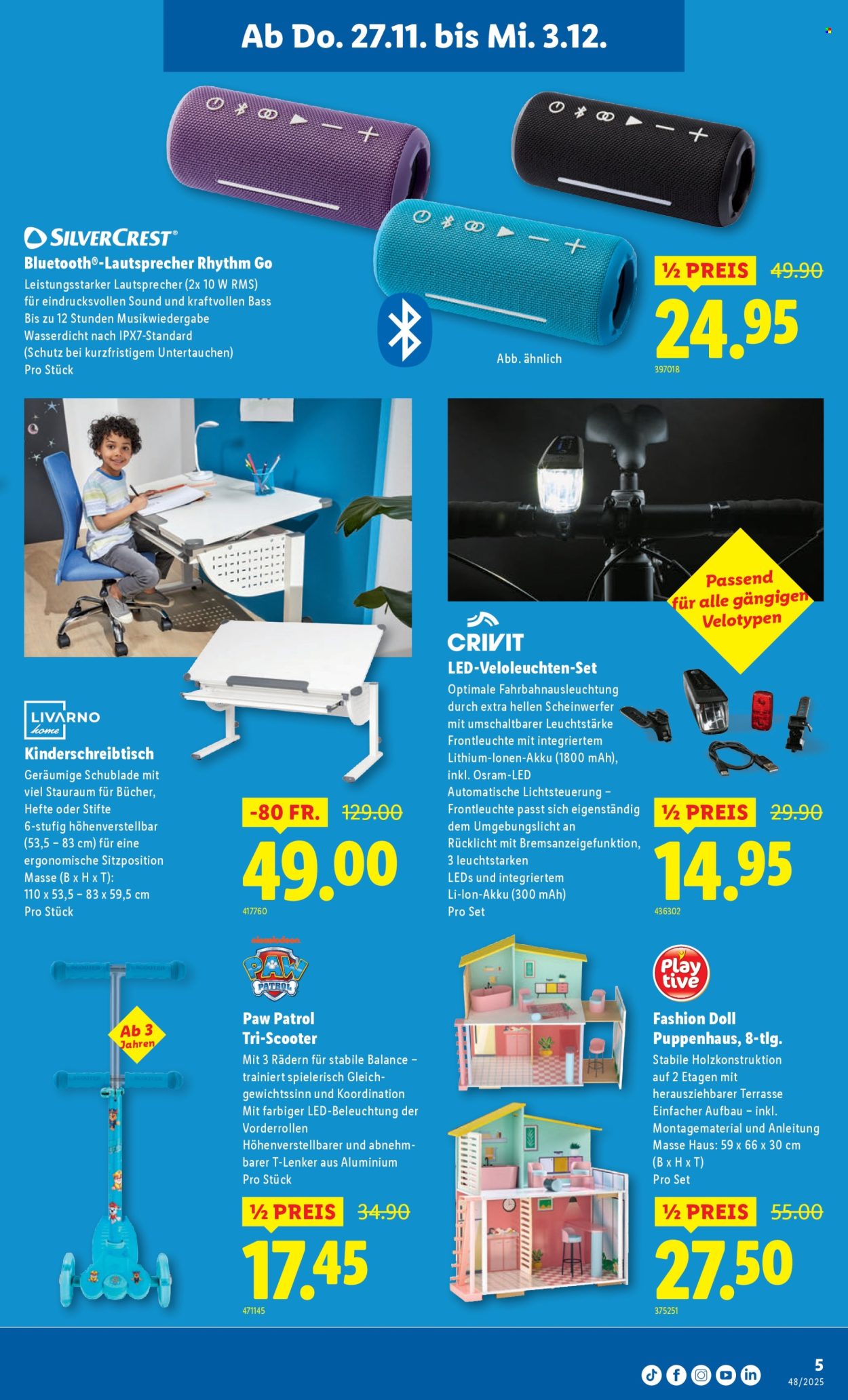 Catalogue Lidl - 27.11.2025 - 3.12.2025. Page 5. Page 5