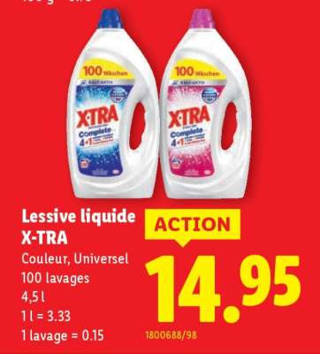 Lessive liquide X-TRA