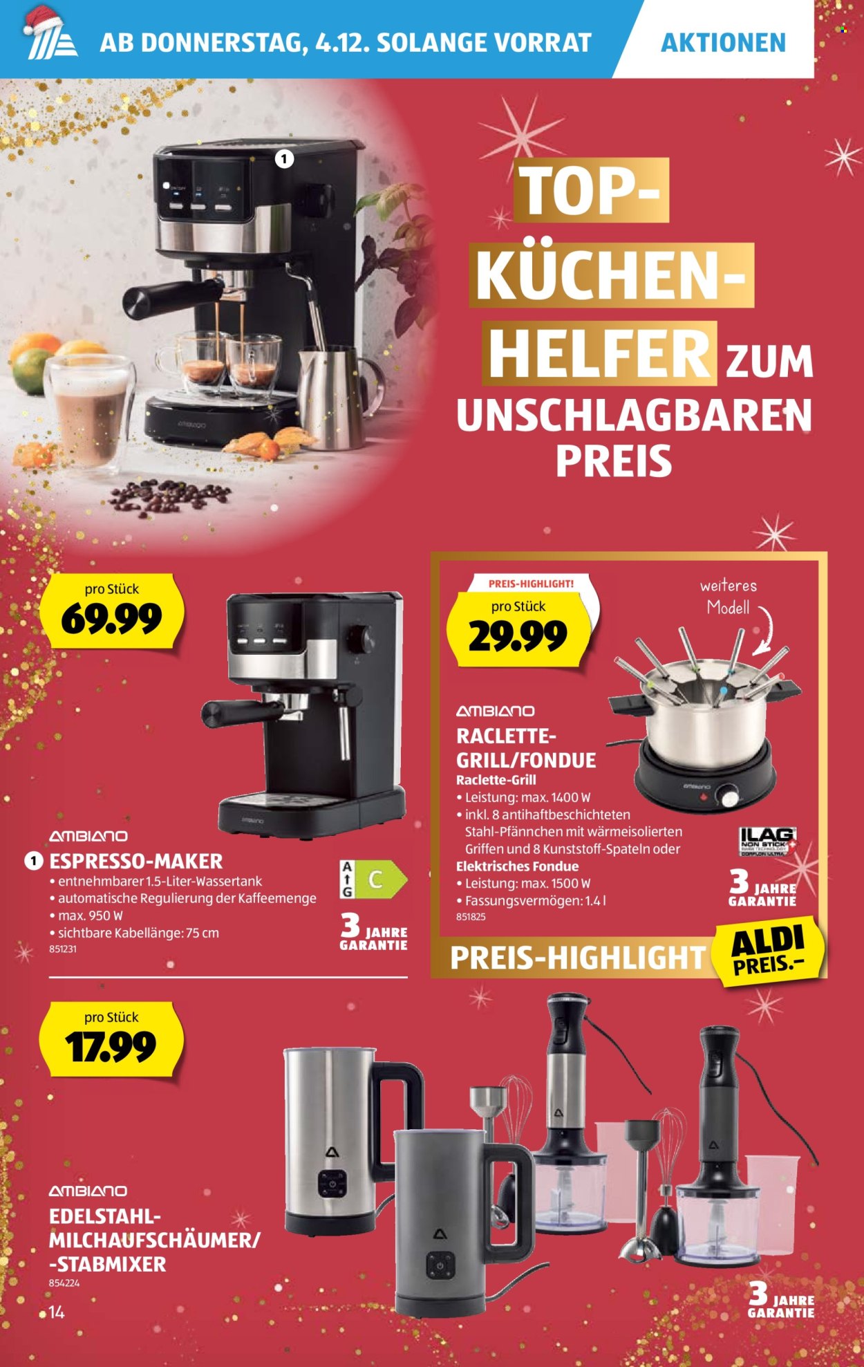 Catalogue Aldi - 4.12.2025 - 10.12.2025. Page 14. Page 14