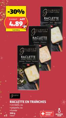 RACLETTE EN TRANCHES