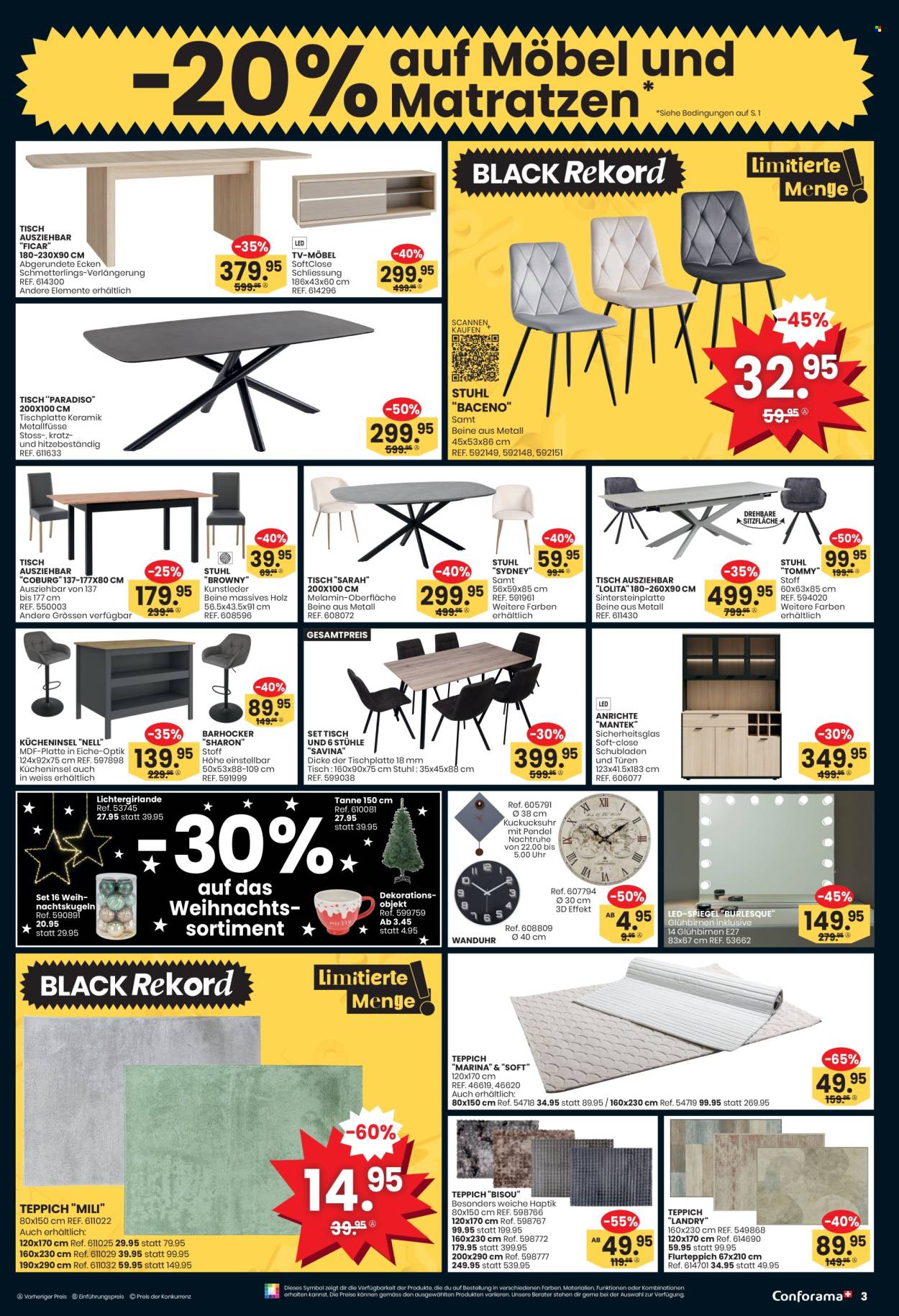 Catalogue Conforama - 3.12.2025 - 16.12.2025. Page 3. Page 3