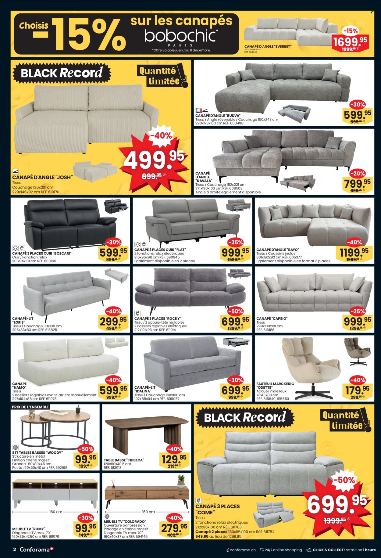 Catalogue Conforama - 3.12.2025 - 16.12.2025. Page 2. Page 2