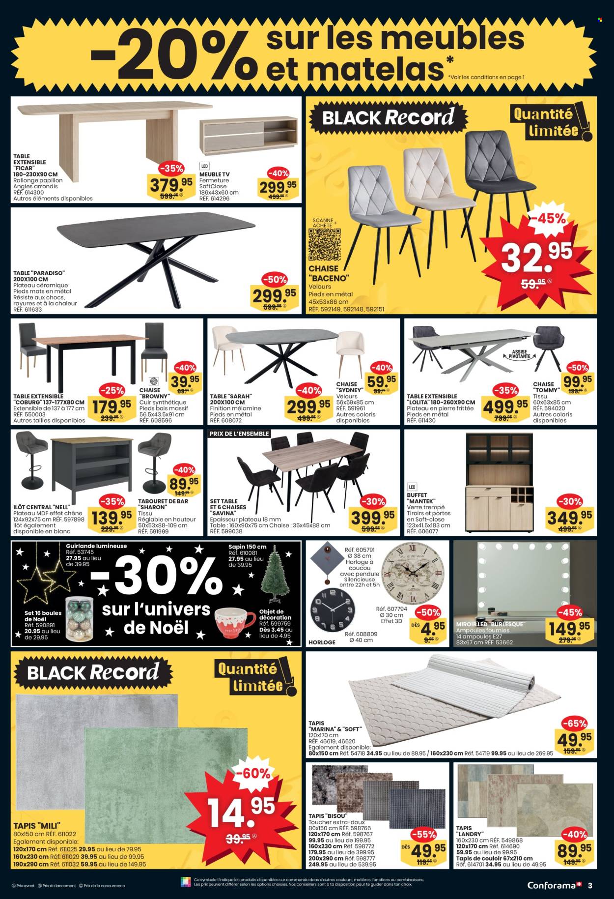 Catalogue Conforama - 3.12.2025 - 16.12.2025. Page 3. Page 3
