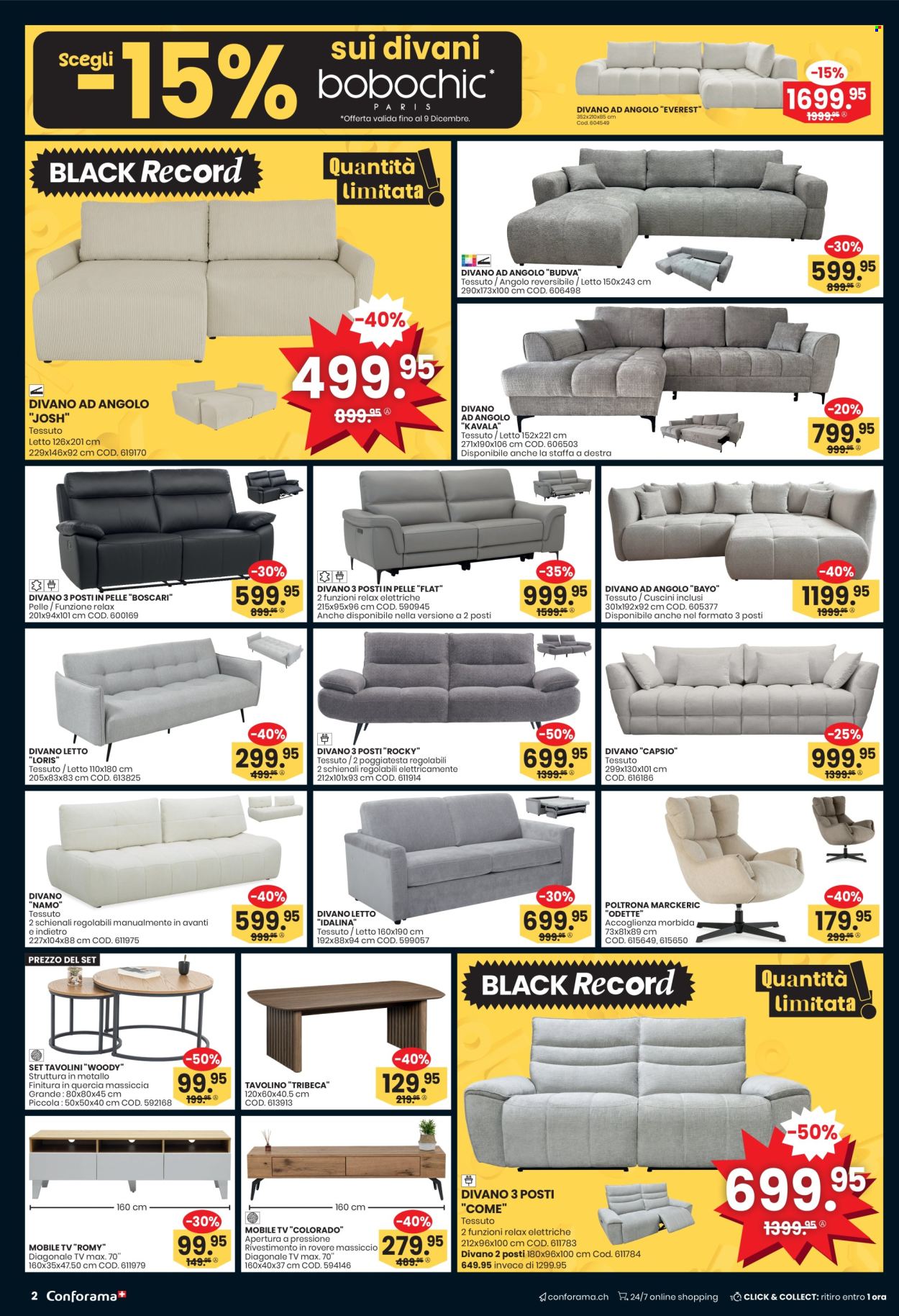 Catalogue Conforama - 3.12.2025 - 16.12.2025. Page 2. Page 2