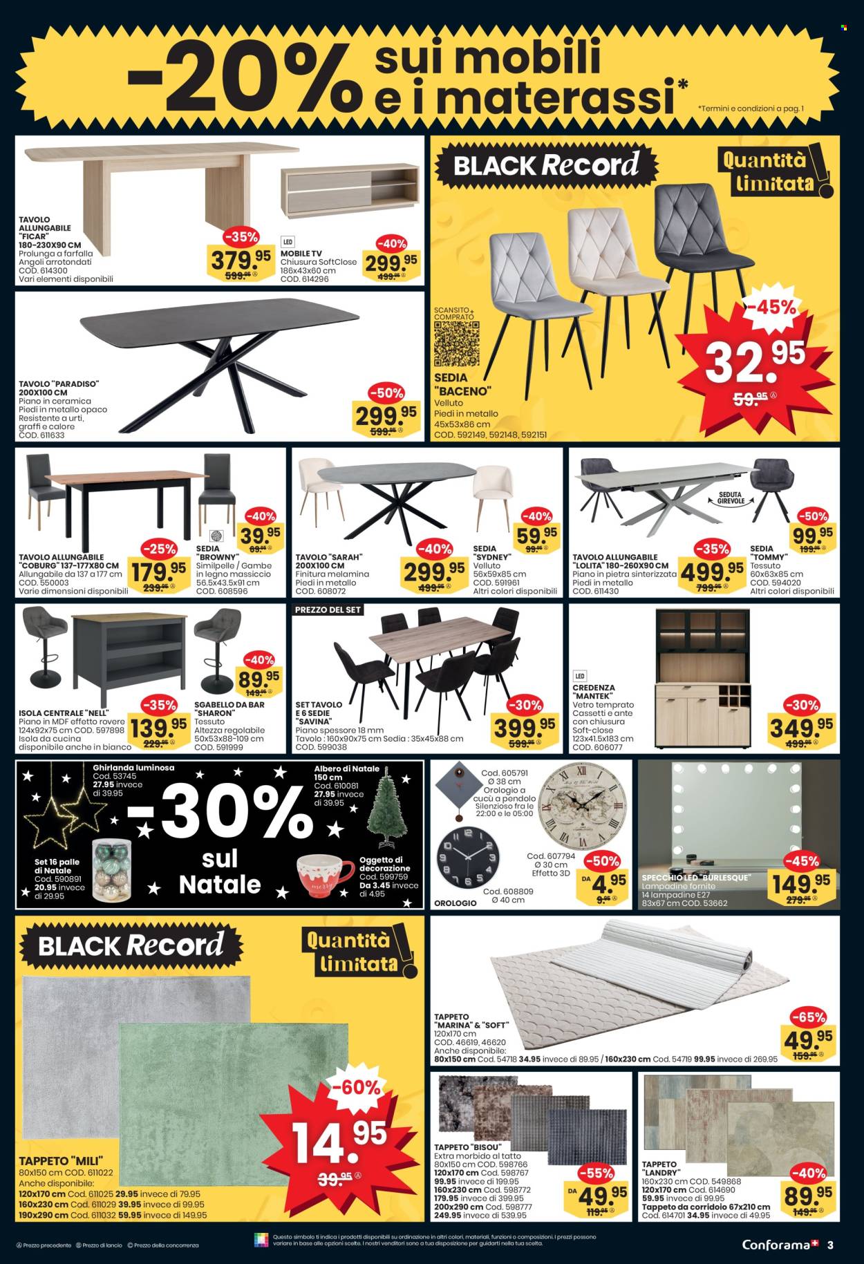 Catalogue Conforama - 3.12.2025 - 16.12.2025. Page 3. Page 3