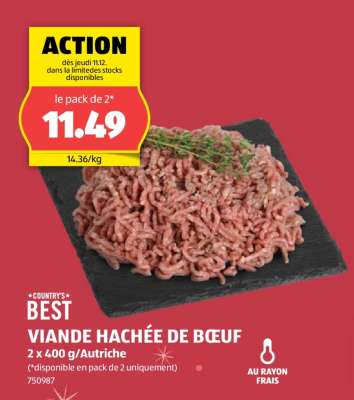 Viande hachée de bœuf