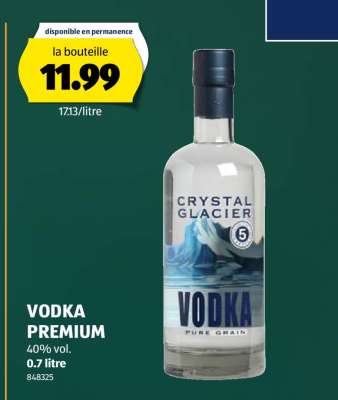CRYSTAL GLACIER VODKA PREMIUM