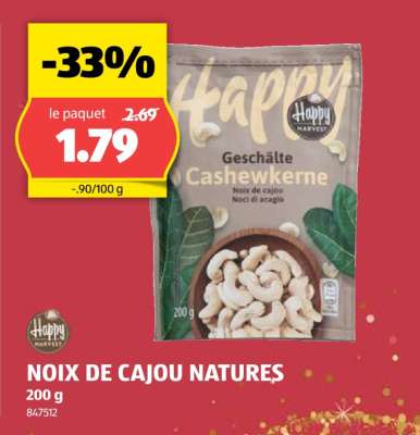 NOIX DE CAJOU NATURES