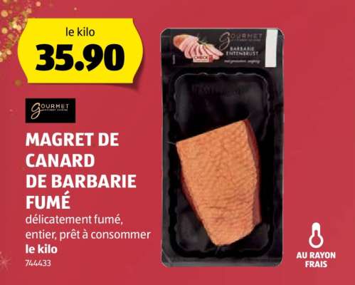 MAGRET DE CANARD DE BARBARIE FUMÉ