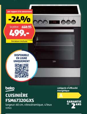 CUISINIÈRE FSM67320GXS