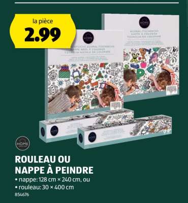ROULEAU OU NAPPE À PEINDRE