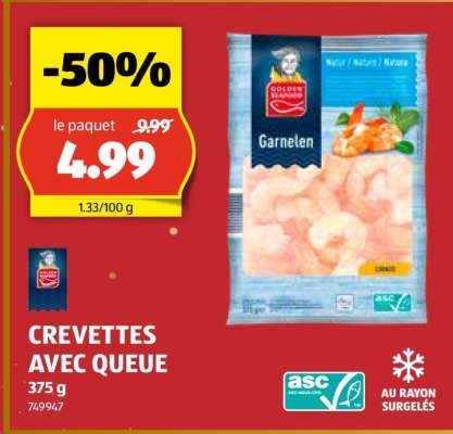 CREVETTES AVEC QUEUE