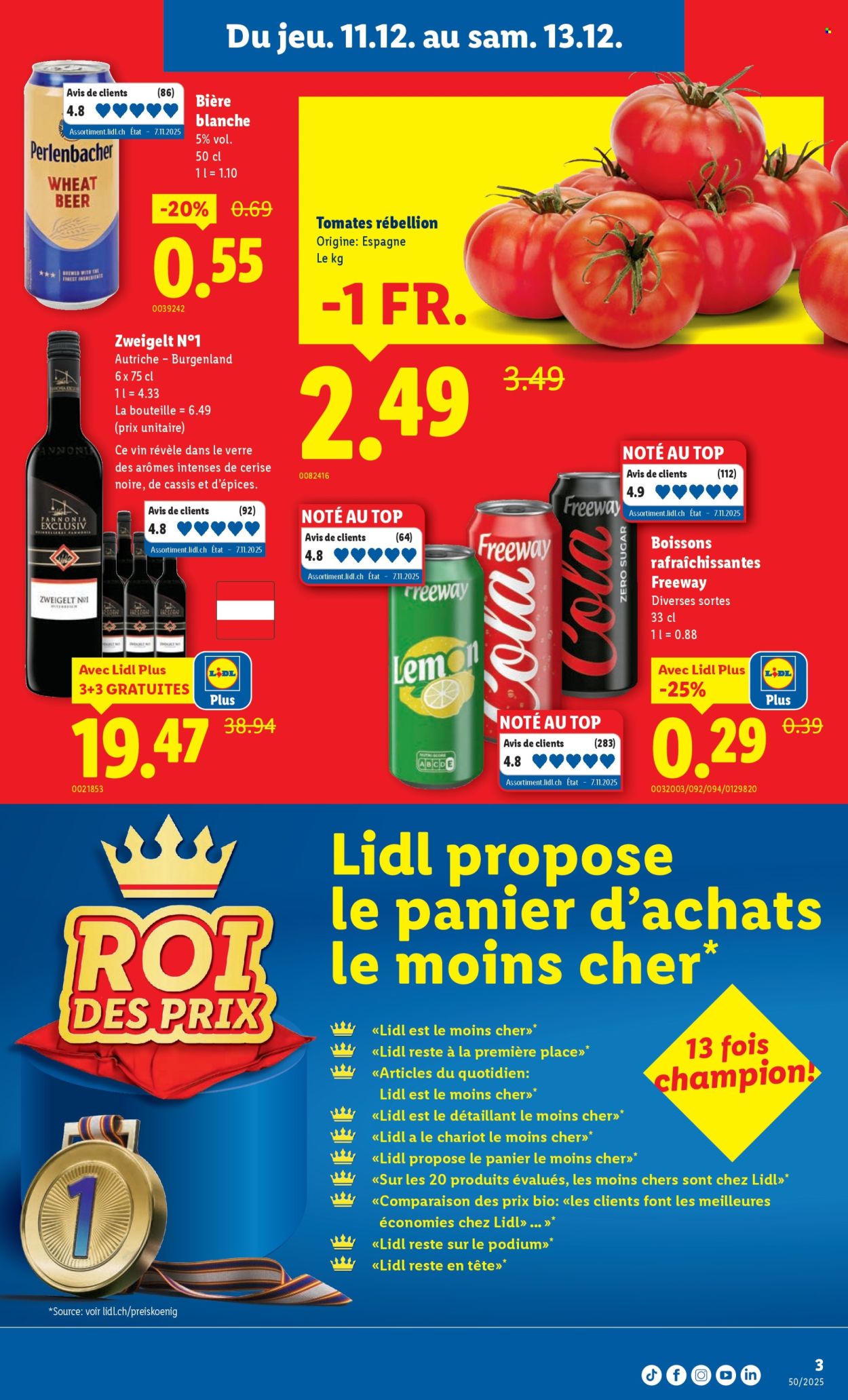Catalogue Lidl - 11.12.2025 - 17.12.2025. Page 3. Page 3