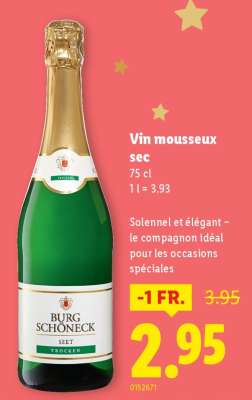 Burg Schoneck Sekt Trocken