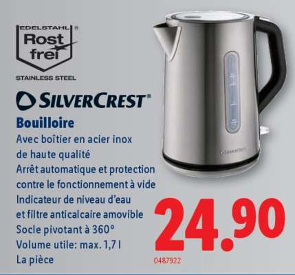 SilverCrest Bouilloire