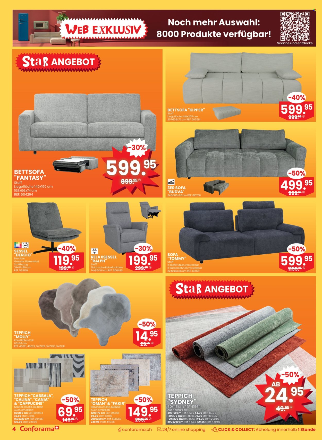 Catalogue Conforama - 10.12.2025 - 23.12.2025. Page 4. Page 4